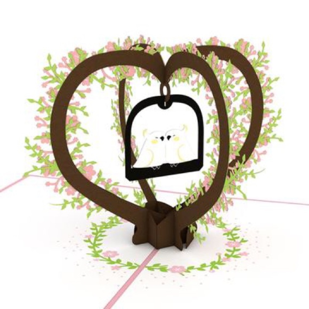 NEW Lovepop Love birds Wedding Card